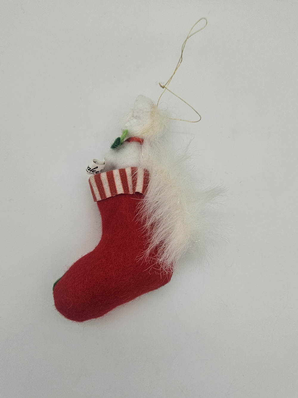 Annalee Shimmermint Kitty Holiday Ornament - Picture 2 of 2